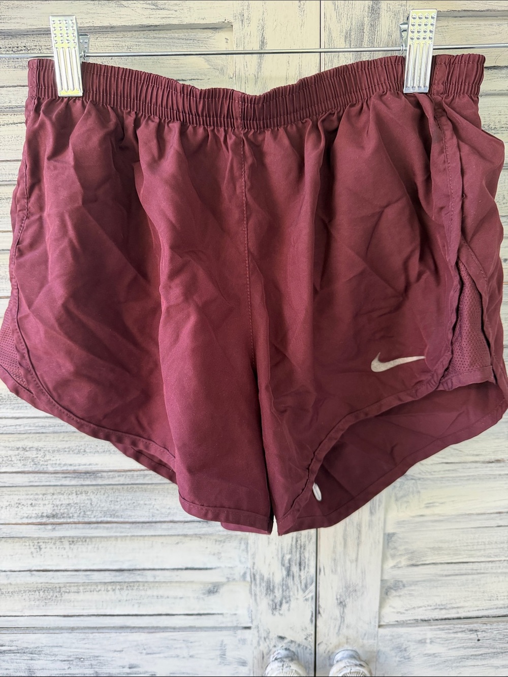 Nike Women's Maroon Athletic Running Shorts Size Small